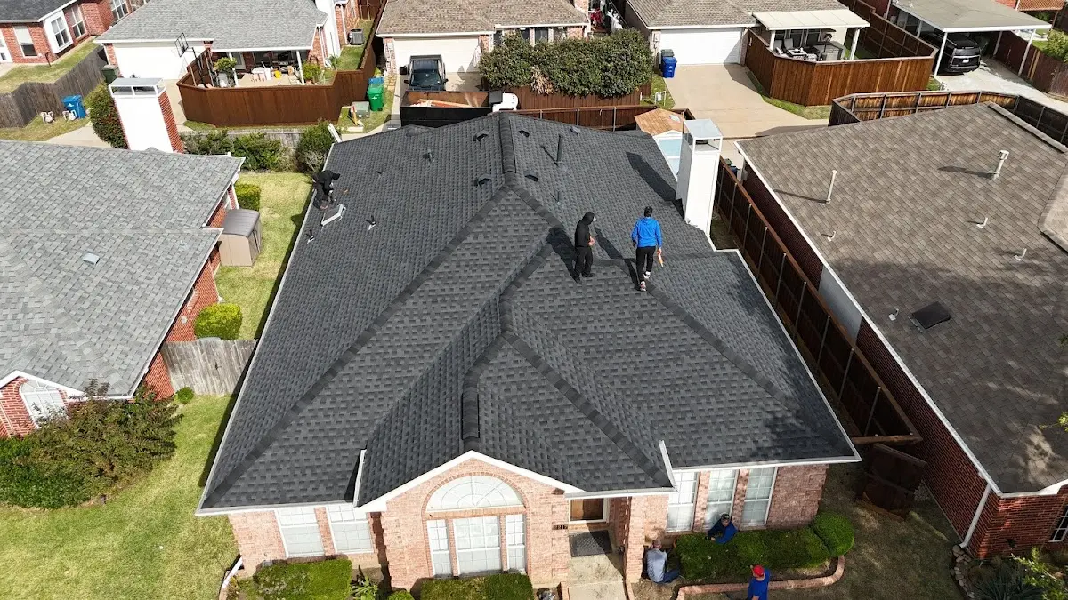 Commercial Roofing work in progress on a Newport Beach property
